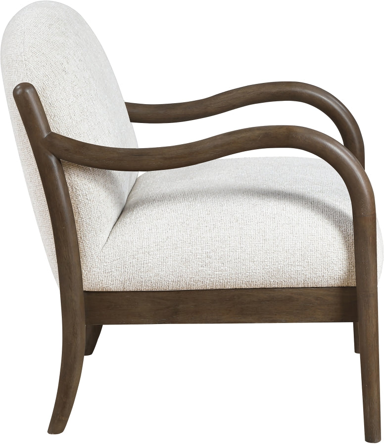 Helmsley Performance Fabric Upholstered Chair in Cream - 33067Cream