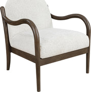 Helmsley Performance Fabric Upholstered Chair in Cream - 33067Cream