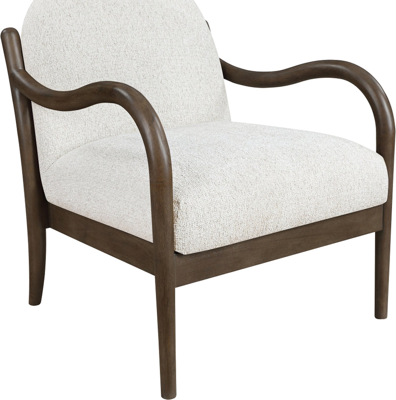 Helmsley Performance Fabric Upholstered Chair in Cream - 33067Cream
