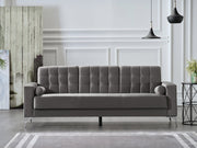 Hemera 88.6" Wide Tufted Convertible Sofa - Gate FurnitureSofas