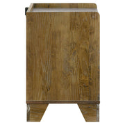 Henderson 1-drawer LED Nightstand Bedside Table Medium Oak - 222972