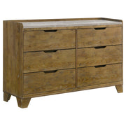 Henderson 4-piece Eastern King Bedroom Set Medium Oak - 222971KE-S4