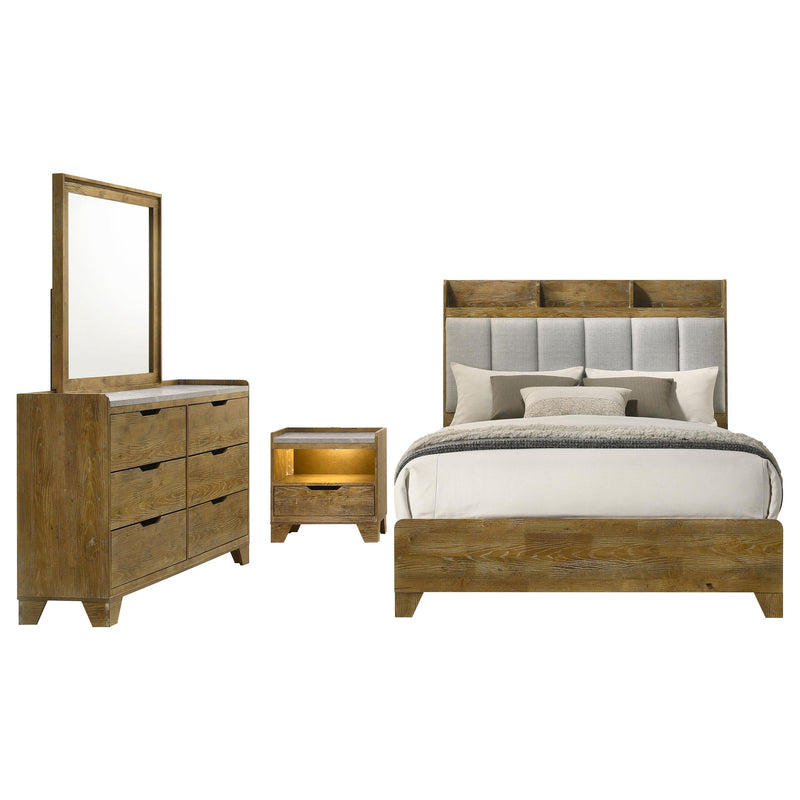 Henderson 4-piece Queen Bedroom Set Medium Oak - 222971Q-S4