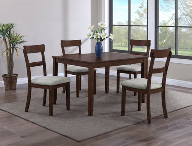 Henderson 5-Pk Dinette Set Brown - 2254BR-SET