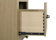 Hendricks 1-drawer Nightstand Bedside Table with Cubby Light Oak - 222652