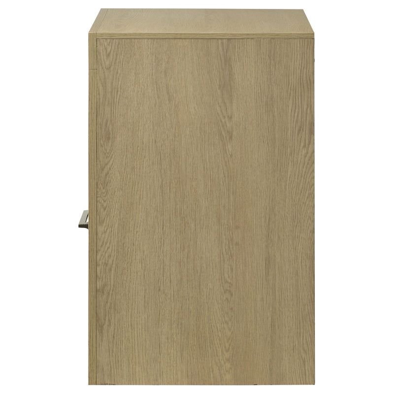 Hendricks 1-drawer Nightstand Bedside Table with Cubby Light Oak - 222652