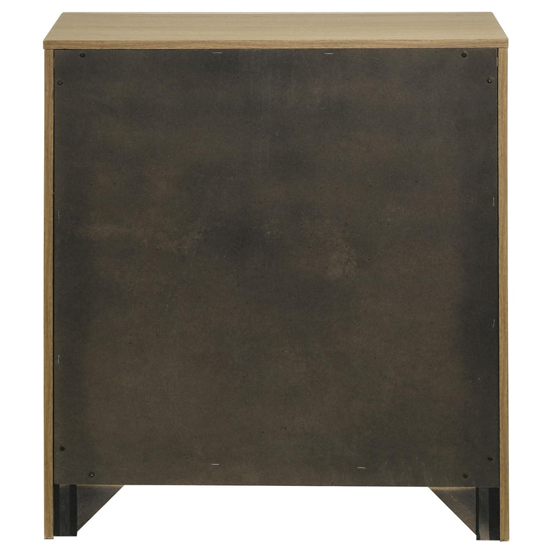 Hendricks 1-drawer Nightstand Bedside Table with Cubby Light Oak - 222652