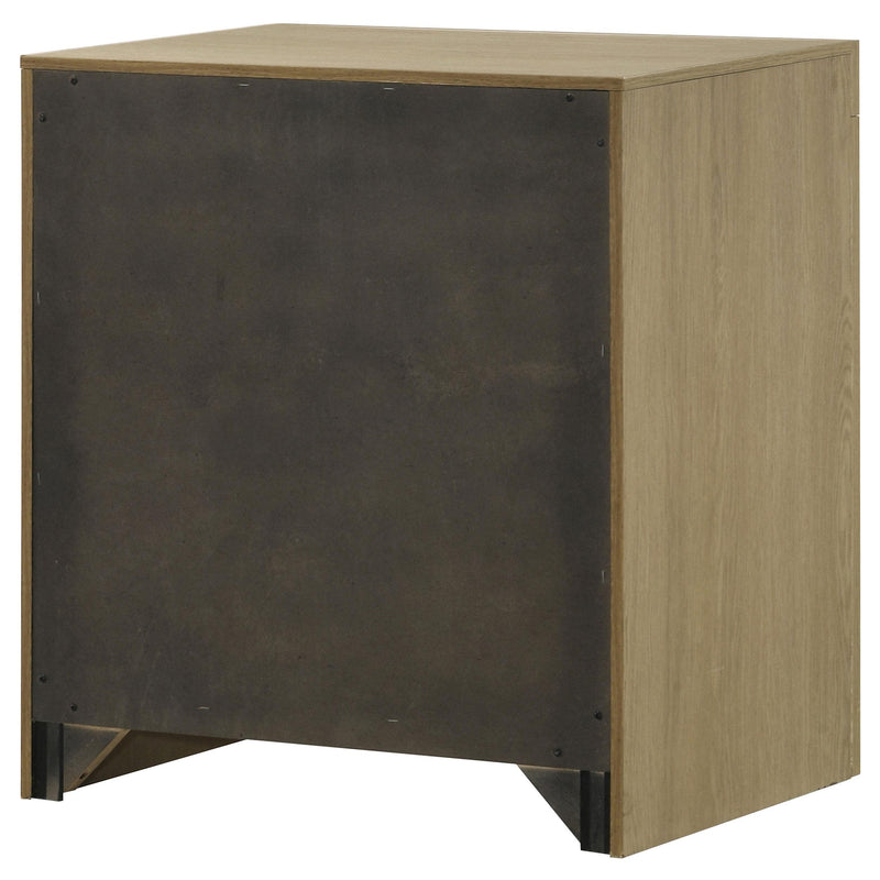 Hendricks 1-drawer Nightstand Bedside Table with Cubby Light Oak - 222652