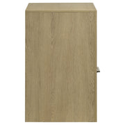 Hendricks 1-drawer Nightstand Bedside Table with Cubby Light Oak - 222652