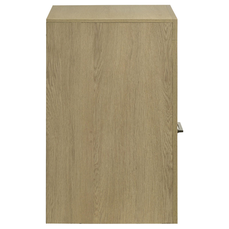 Hendricks 1-drawer Nightstand Bedside Table with Cubby Light Oak - 222652