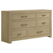 Hendricks 4-piece Queen Bedroom Set Light Oak - 222650Q-S4