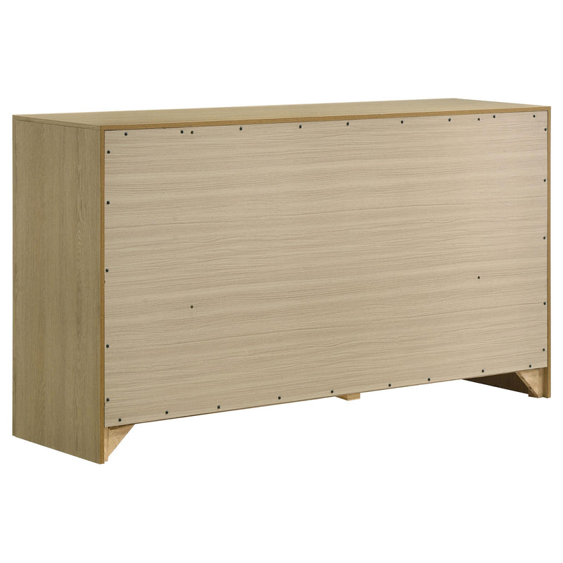 Hendricks 4-piece Queen Bedroom Set Light Oak - 222650Q-S4