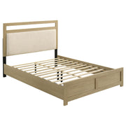 Hendricks 4-piece Queen Bedroom Set Light Oak - 222651Q-S4