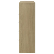 Hendricks 5-drawer Bedroom Chest of Drawers Light Oak - 222655