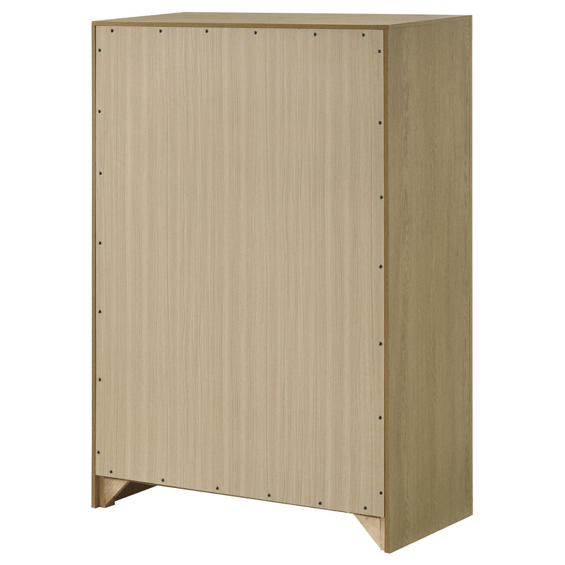Hendricks 5-drawer Bedroom Chest of Drawers Light Oak - 222655