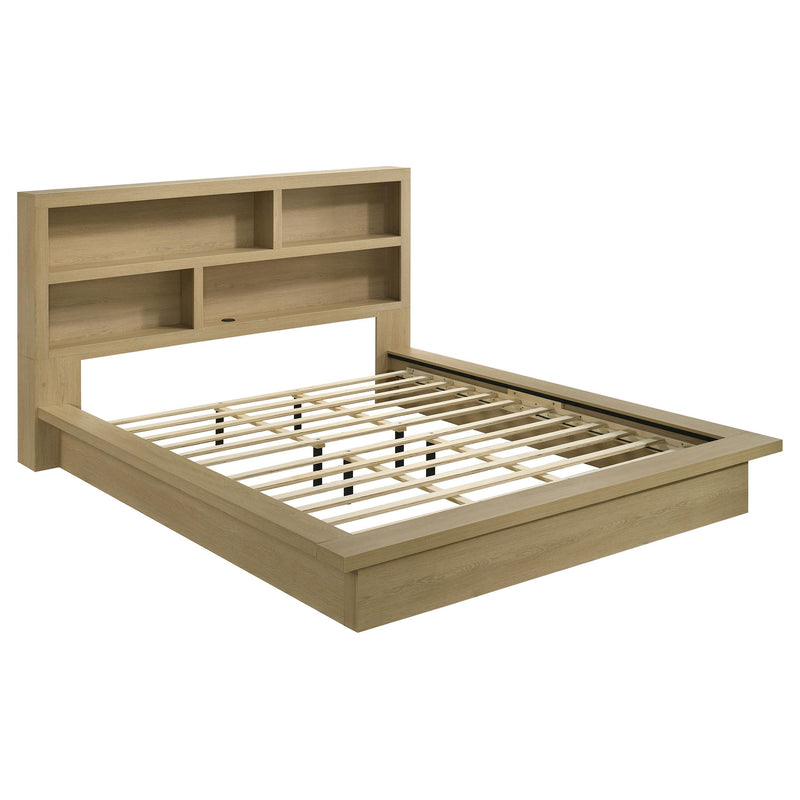 Hendricks 5-piece Eastern King Bedroom Set Light Oak - 222650KE-S5