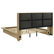Hendricks 5-piece Eastern King Bedroom Set Light Oak - 222650KE-S5