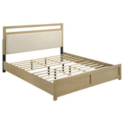 Hendricks 5-piece Eastern King Bedroom Set Light Oak - 222651KE-S5