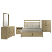 Hendricks 5-piece Queen Bedroom Set Light Oak - 222651Q-S5