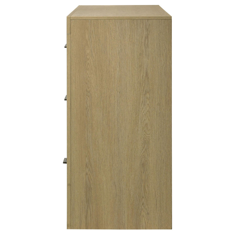 Hendricks 6-drawer Bedroom Dresser Storage Cabinet Light Oak - 222653