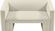 Henson 63" Velvet Upholstered Loveseat in Cream - 665Cream-L