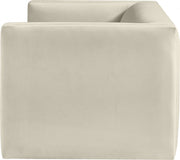 Henson 63" Velvet Upholstered Loveseat in Cream - 665Cream-L