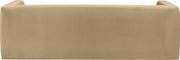 Henson 89.5" Velvet Upholstered Sofa in Camel - 665Camel-S