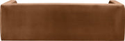 Henson 89.5" Velvet Upholstered Sofa in Saddle - 665Saddle-S