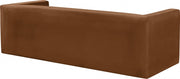 Henson 89.5" Velvet Upholstered Sofa in Saddle - 665Saddle-S