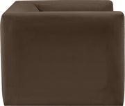 Henson Velvet Upholstered Chair in Brown - 665Brown-C