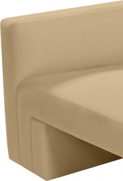 Henson Velvet Upholstered Chair in Camel - 665Camel-C