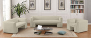 Henson Velvet Upholstered Chair in Cream - 665Cream-C