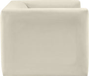 Henson Velvet Upholstered Chair in Cream - 665Cream-C