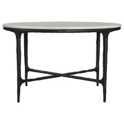 Hermas 3-piece Round Marble Coffee and End Table Set White - 710738-S3