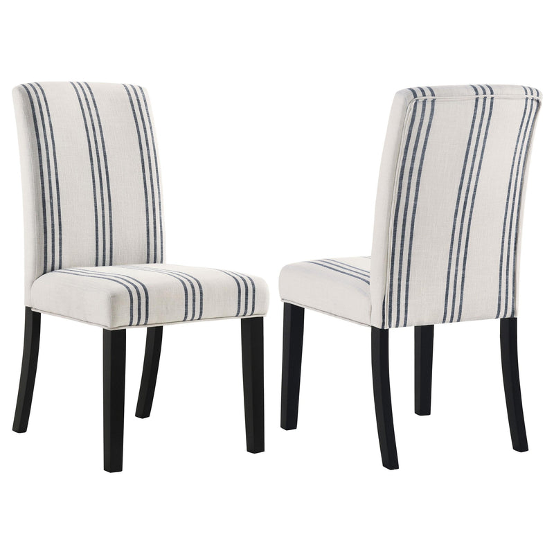 Herran Upholstered Dining Side Chair Beige (Set of 2) - 121782