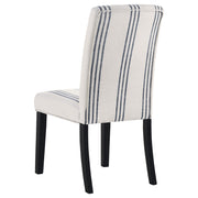 Herran Upholstered Dining Side Chair Beige (Set of 2) - 121782