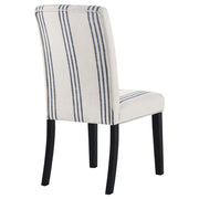 Herran Upholstered Dining Side Chair Beige (Set of 2) - 121782