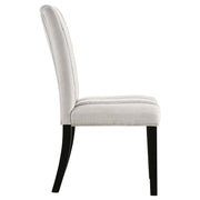 Herran Upholstered Dining Side Chair Beige (Set of 2) - 121782