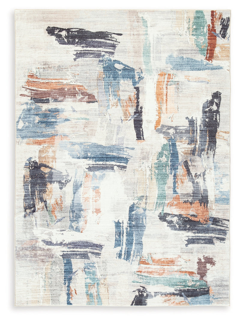 Hessland Multi Washable Medium Rug - R407052