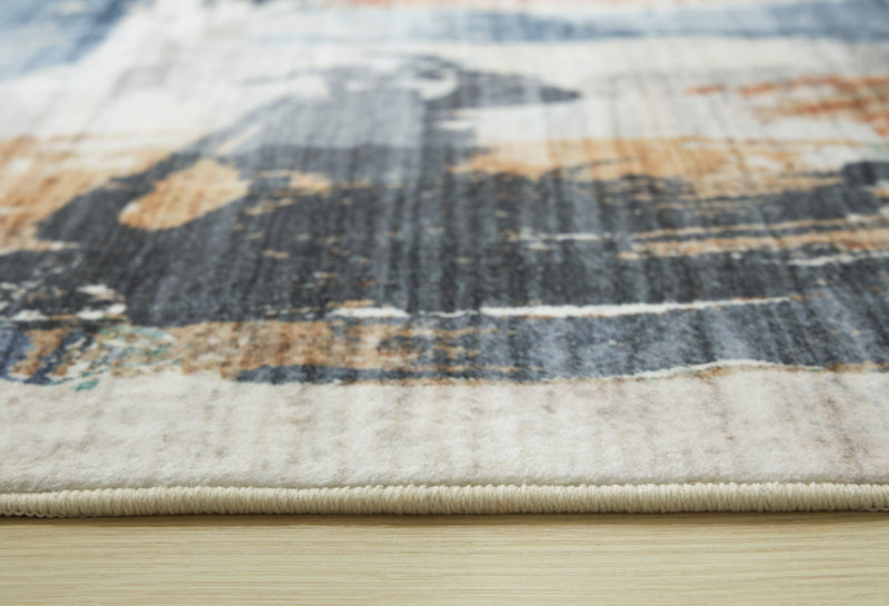 Hessland Multi Washable Medium Rug - R407052