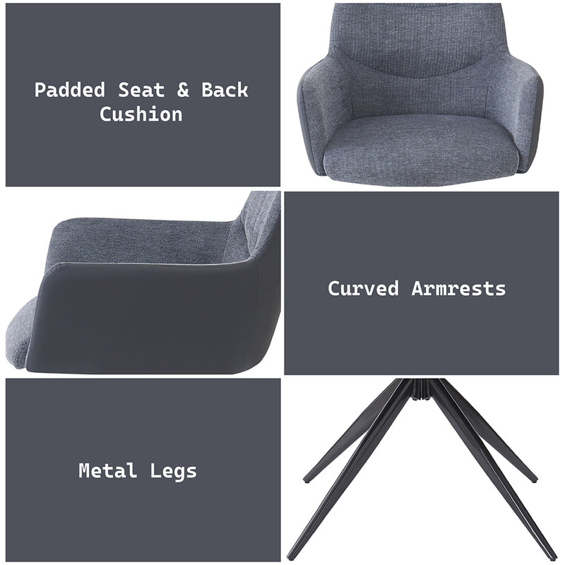 Hester Arm Chair (Set-2) - DN03687