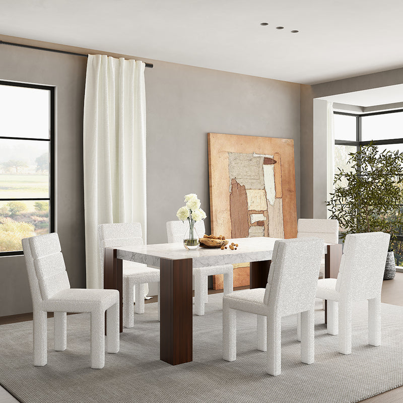 Hettie Dining Table W/Engineeed Stone Top - DN02157