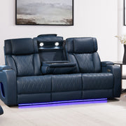 Hialeah Blue Sofa & Loveseat & Chair - HIALEAH-BL-SLC