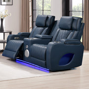 Hialeah Blue Sofa & Loveseat & Chair - HIALEAH-BL-SLC