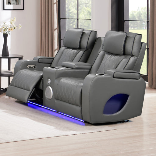 Hialeah Gray Loveseat - HIALEAH-GRY-LS