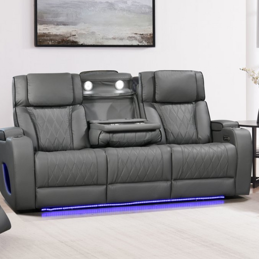 Hialeah Gray Sofa - HIALEAH-GRY-SF