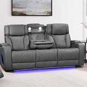Hialeah Gray Sofa & Loveseat - HIALEAH-GY-SLS