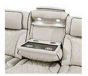 Hialeah White Sofa & Loveseat & Chair - HIALEAH-WT-SLC