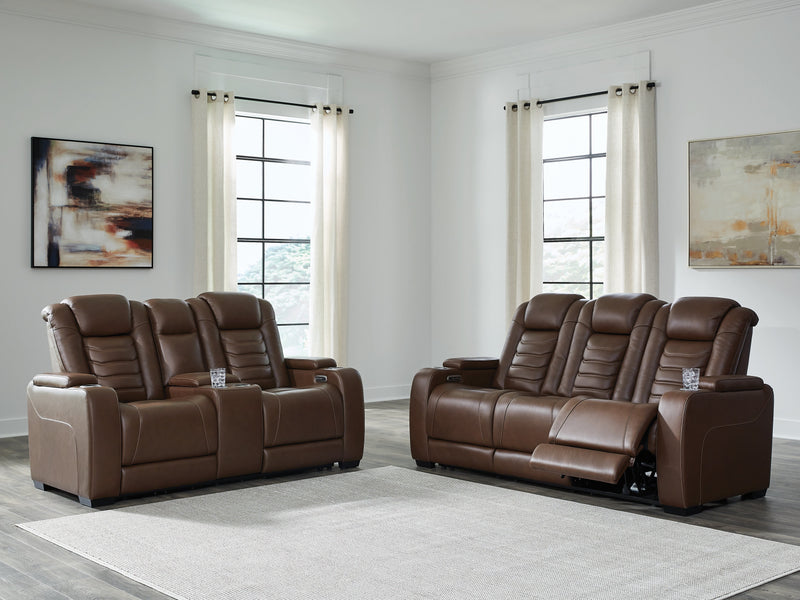 High Impact Tobacco Power Reclining Living Room Set - Gate FurniturePower Reclining Living Room Set