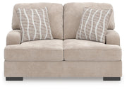 High Profile Taupe Loveseat - 5990235
